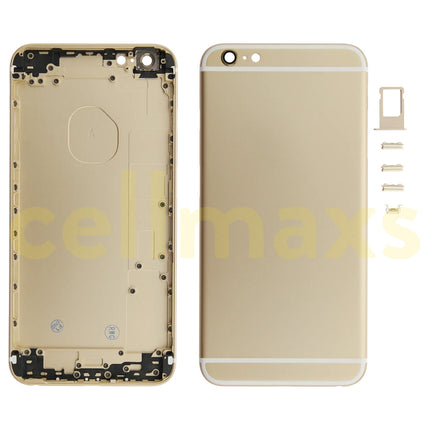Cellmaxs For iPhone 6S Plus Back Housing Cover Replacement With Wireless Charging Power Volume Flex Camera Lens Button Keys Sim Card Tray Free Tools