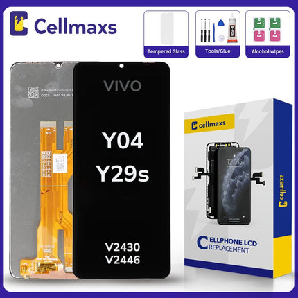 For VIVO Y04 Y29s V2430 V2446 LCD Touch Screen Replacement With Frame