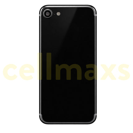 Cellmaxs For iPhone 7 Back Housing Cover Replacement With Wireless Charging Power Volume Flex Camera Lens Button Keys Sim Card Tray Free Tools