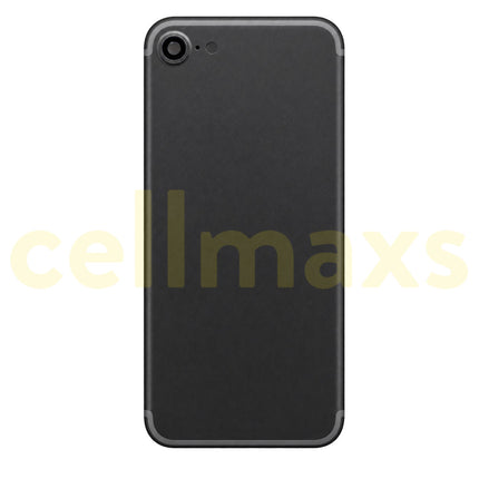 Cellmaxs For iPhone 7 Back Housing Cover Replacement With Wireless Charging Power Volume Flex Camera Lens Button Keys Sim Card Tray Free Tools