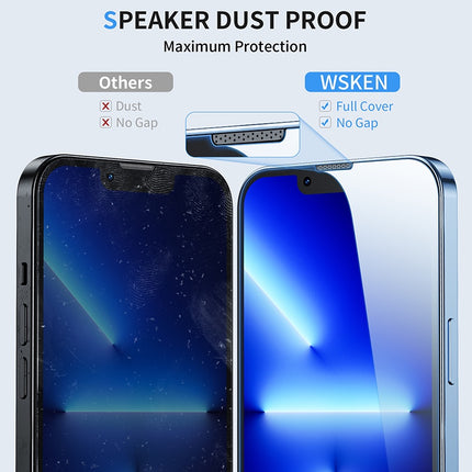 For Apple iPhone X XS XR Max 11 12 13 14 15 16 17 Pro Plus Mini Max HD Dust-free Tempered Glass Ccreen Protector