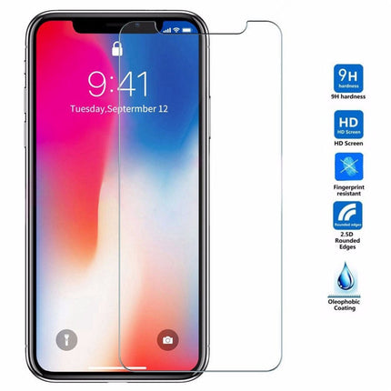 For Apple iPhone 5 5S 6 6S 7 PLUS XS XR Max Tempered Glass