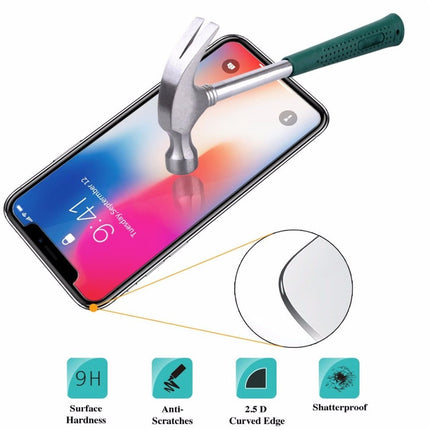 For Apple iPhone 5 5S 6 6S 7 PLUS XS XR Max Tempered Glass