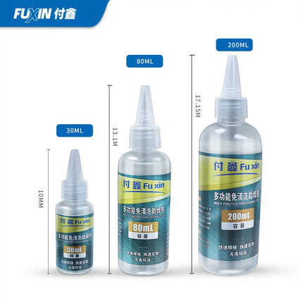 FUXIN 18650 Liquid Soldering Flux for Stainless Steel Battery Welding Household Repair Strong Formula