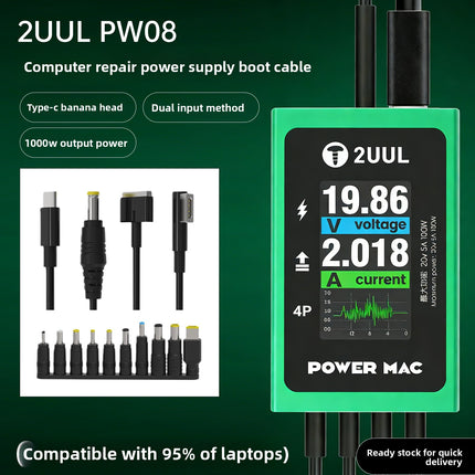 2UUL PW08 Laptop Power On Cable Digital Display Power Boot Cable Laptops