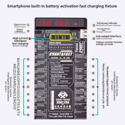 Battery Charging Activation Board Activator For Android iPhone 11 12 13 14 15 16 Mobile Phone Battery