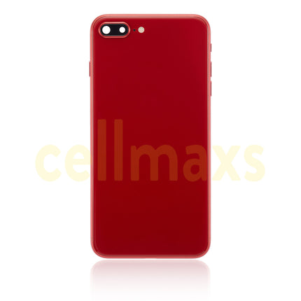 Cellmaxs For iPhone 8 Plus Back Housing Cover Replacement With Wireless Charging Power Volume Flex Camera Lens Button Keys Sim Card Tray Free Tools
