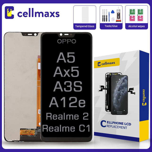 For OPPO A5 Ax5 A3S A12e  REALME 2 C1 LCD