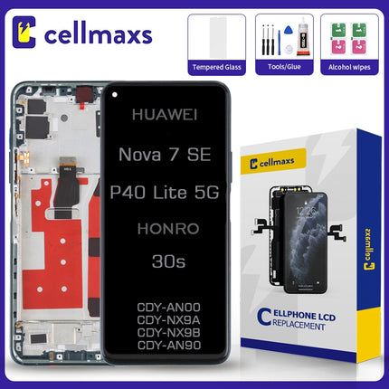 For HUAWEI Nova 7 SE P40 Lite 5G Honor 30S LCD