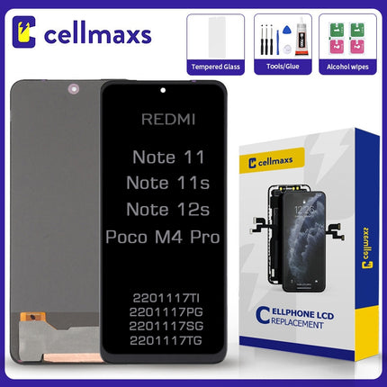 For XIAOMI REDMI Note 11 11s 12s Poco M4 Pro LCD