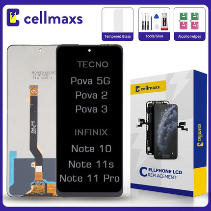 For TECNO Pova 5G 2 3 INFINIX Note 10 11s 11 Pro LCD