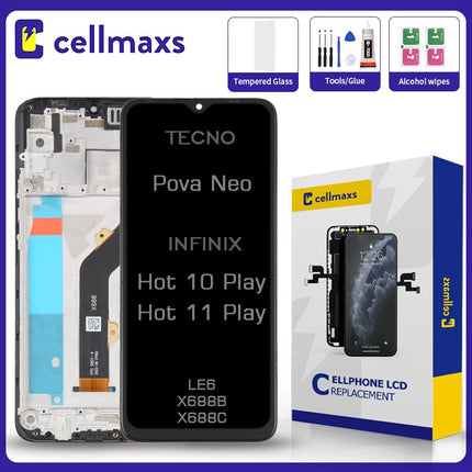 For TECNO Pova Neo INFINIX Hot 10 Play 11 Play LCD