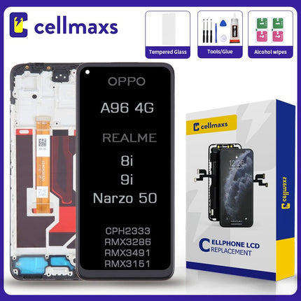 For OPPO A96 4G REALME 8i 9i Narzo 50 LCD