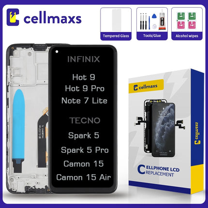For INFINIX Hot 9 Pro Note 7 Lite TECNO Spark 5 Pro Camon 15 Air LCD