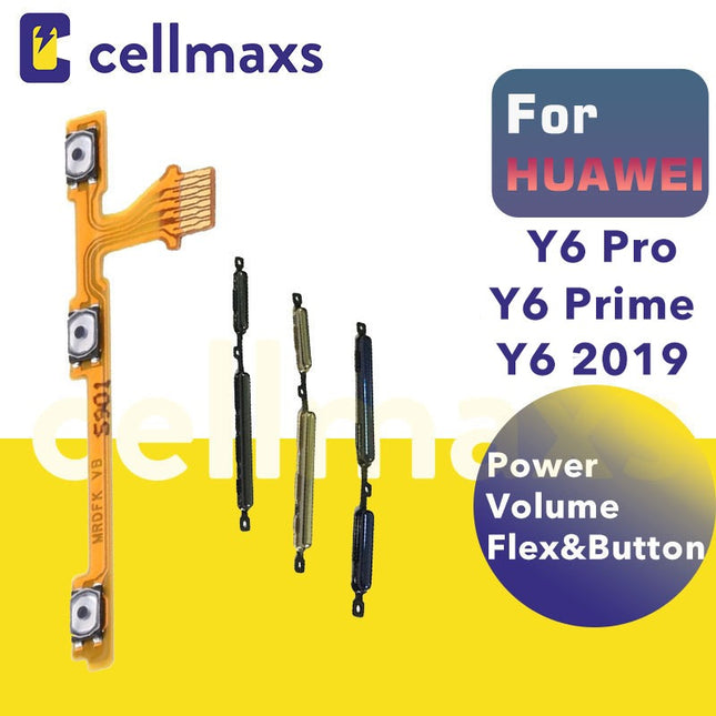 For HUAWEI Y6 2019 Power Volume Button Flex