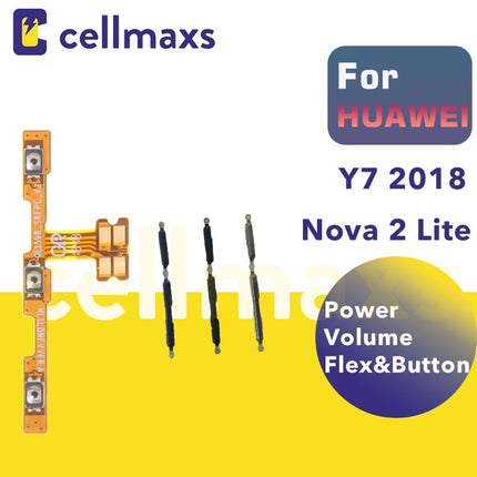 For HUAWEI Y7 Prime 2018 Nova 2 Lite Power Volume Button Flex