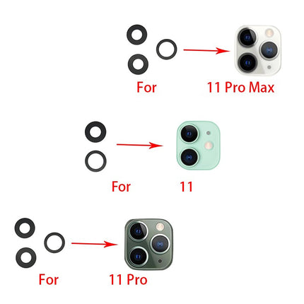 Rear Camera Lens For Apple iPhone 6 6s 7 8 Plus X XR XS 11 12 Pro Max 12Mini