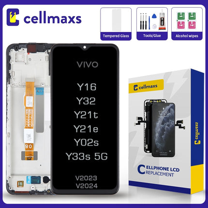 For VIVO Y16 Y02s Y21t Y21e Y32 Y33s 5G LCD