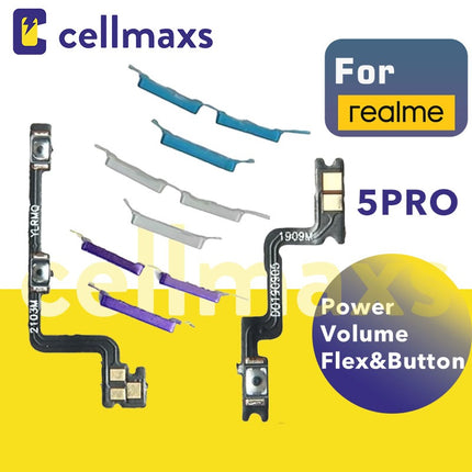 For REALME 5 Pro Power Volume Button Flex