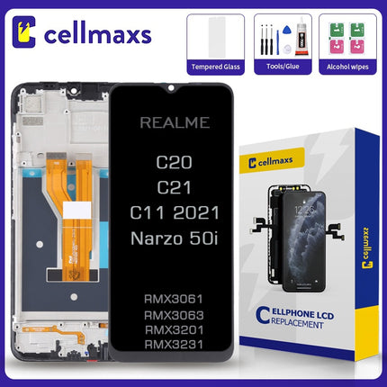 For REALME C11 2021 C20 C21 Narzo 50i LCD