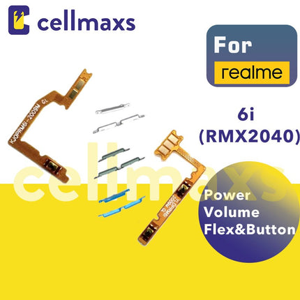 For REALME 6i Power Volume Button Flex