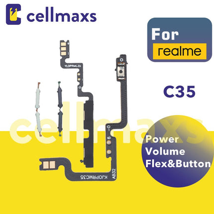 For OPPO REALME C35 Power Volume Button Flex