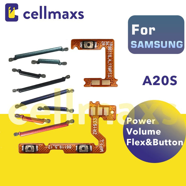 For SAMSUNG Galaxy A20S Power Volume Button Flex
