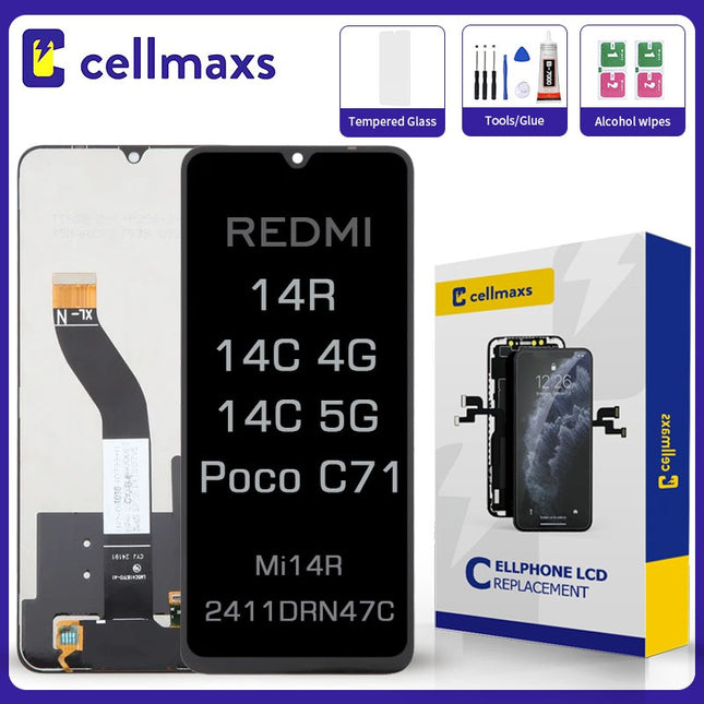 For XIAOMI REDMI 14C 4G 5G 14R Poco C71 LCD