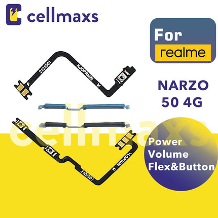 For REALME NARZO 50 Power Volume Button Flex