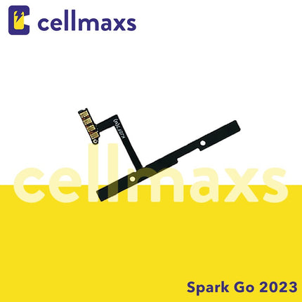 For TECNO Spark Go 2022 2023 2024 Power Volume Button Flex