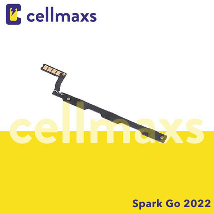 For TECNO Spark Go 2022 2023 2024 Power Volume Button Flex