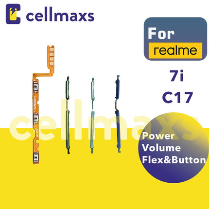 For REALME 7i C17 Power Volume Button Flex