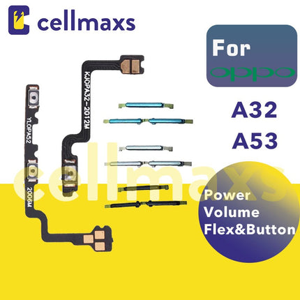 For  OPPO A32 A53 Power Volume Button Flex