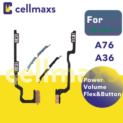 For OPPO A76 A36 Power Volume Button Flex