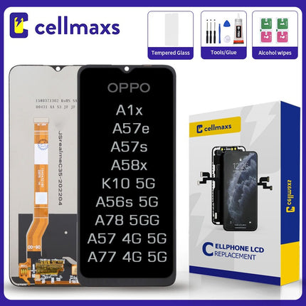 For OPPO A57 A77 4G K10 A56S A78 A58 A1X 5G ONEPLUS Nord N20SE LCD