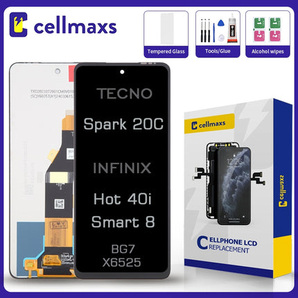 For TECNO Spark 20C INFINIX Smart 8 Hot 40i LCD