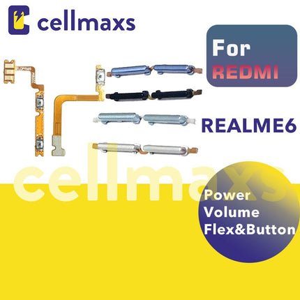 For Realme 6 Power Volume Button Flex