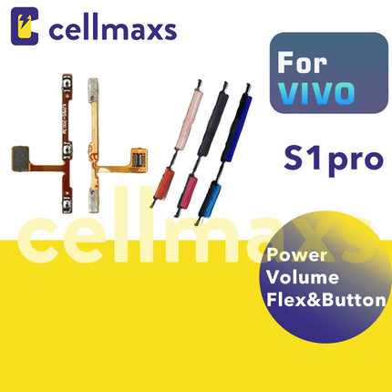 For VIVO S1 Pro Power Volume Button Flex