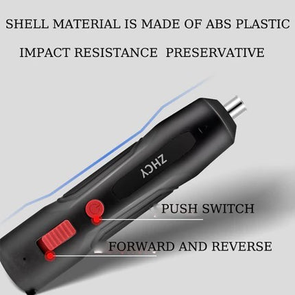 Screwdriver Handheld Mini Electric Drill Hammer Drill 4V Power Tools With Li-ion For Milling Cutting Polishing
