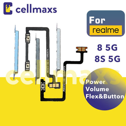 For REALME 8 8S Power Volume Button Flex