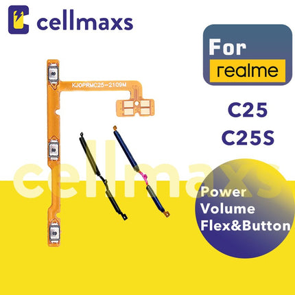 For REALME C25 C25S Power Volume Button Flex