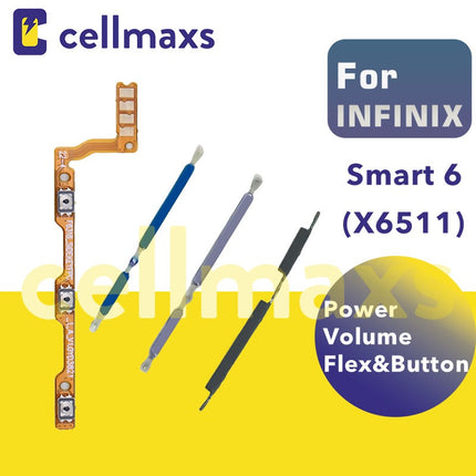 For INFINIX Smart 6 Power Volume Button Flex