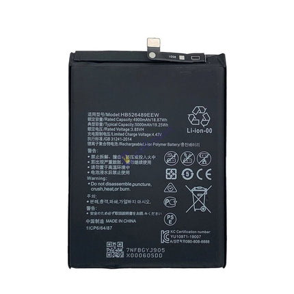 For HUAWEI Y6P 2020 Honor 9A Enjoy 10E HB526489EEW Battery