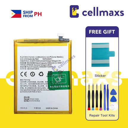 For OPPO F7 A3 REALME 1 BLP661 Battery