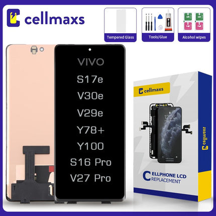 For VIVO S16 Pro V27 Pro Y78+ S17e V30e V29e Y100 Y200 Y300 Pro Plus 5G AMOLED LCD