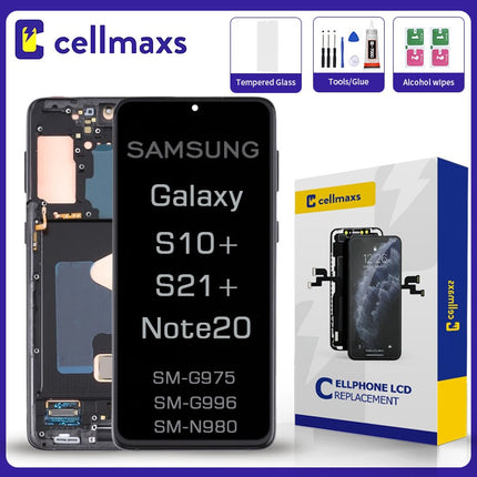 For SAMSUNG Galaxy S10+ S21+ Note20 5G SUPER AMOLED LCD