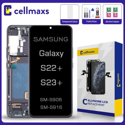 For SAMSUNG Galaxy S22+ S23+ 5G AMOLED LCD