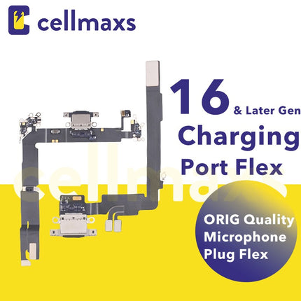 For Apple iPhone 16 Plus Pro Max Charging Port Flex