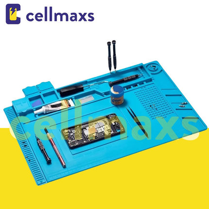CELLMAXS Heat Insulation Silicone Pad for Electronics Phone Soldering Repair Platform Tool Heat-Resistant Mat