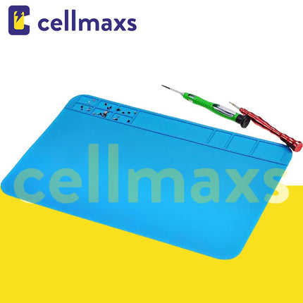 CELLMAXS Heat Insulation Silicone Pad for Electronics Phone Soldering Repair Platform Tool Heat-Resistant Mat